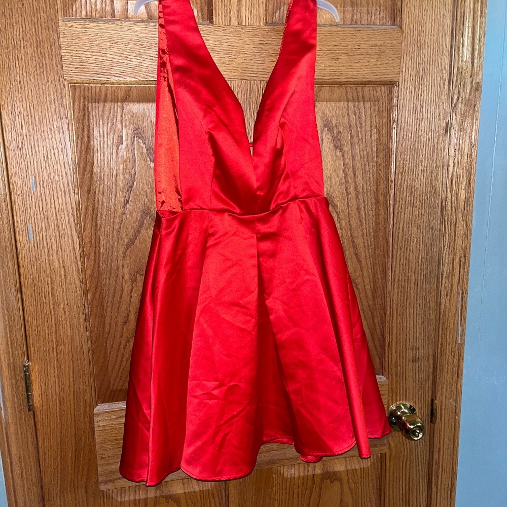 Red dress